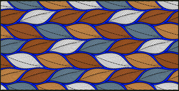 Decoro Leafe Brown Grey - Image 2